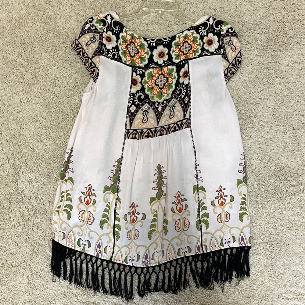 Anthropologie white blouse